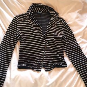 Giorgio Armani Velvet Striped Evening Jacket